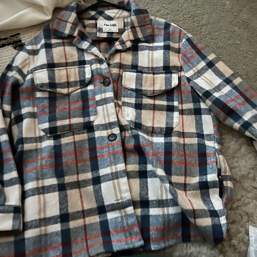 Plaid shacket